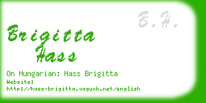 brigitta hass business card